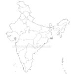 Blank Political Map Of India 2020 Printable Calendar Posters Images