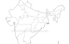 Blank Political Map Of India 2020 Printable Calendar Posters Images