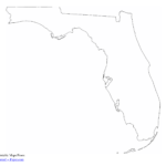 Blank Printable Florida Maps Map Of Florida Florida Outline Florida