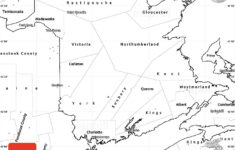 Blank Simple Map Of New Brunswick