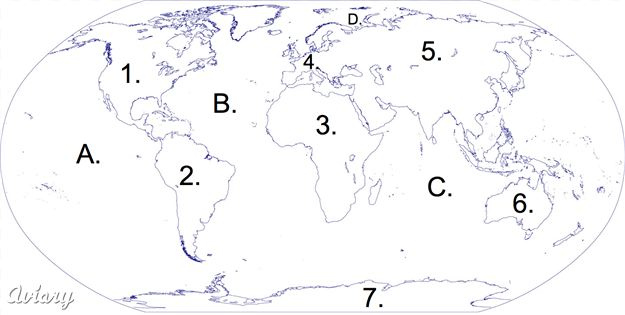 Blank World Map Quiz