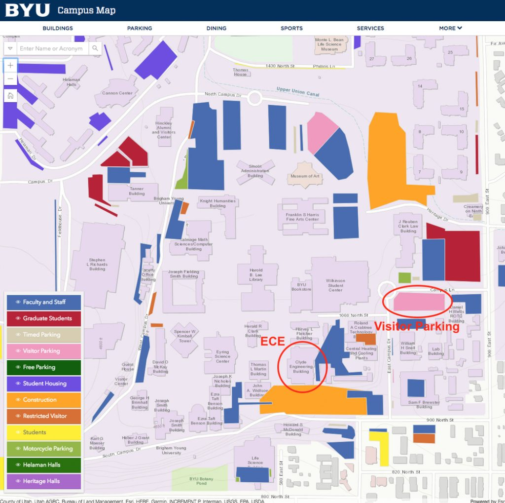Byu Campus Map Goletapublishing Byu Campus Map Printable 