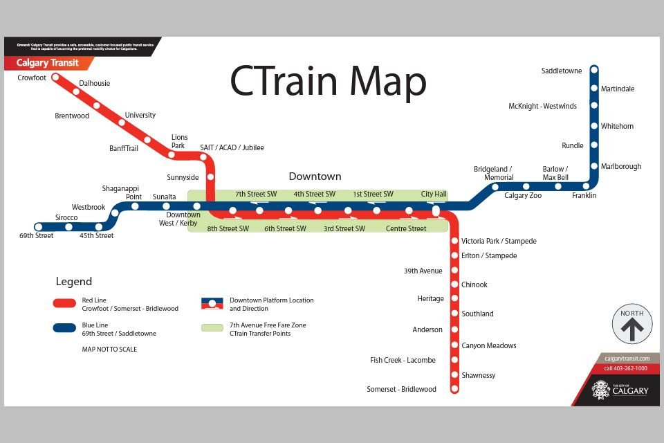 Calgary 39 s Light Rail Transit Line C Train For Short The Official 