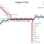 Calgary Light Rail System Map Grey Area Is FREE Http Lrt Daxack Ca
