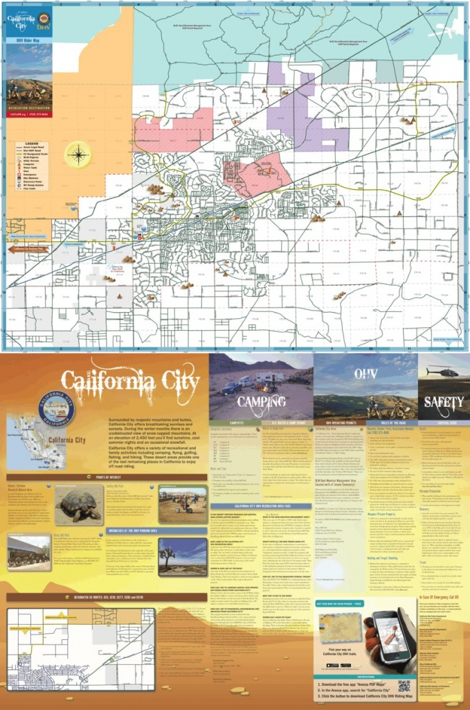 California Ohv Map Printable Maps