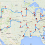 California Road Trip Trip Planner Map Printable Maps