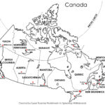 Canada Map With Capitals Labeled Super Teacher Worksheets Canada