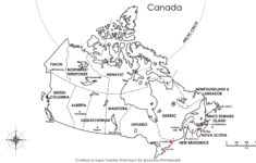 Canada Map With Capitals Labeled Super Teacher Worksheets Canada