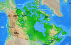 canada physical map a learning family Canada Physical Map A Learning Family