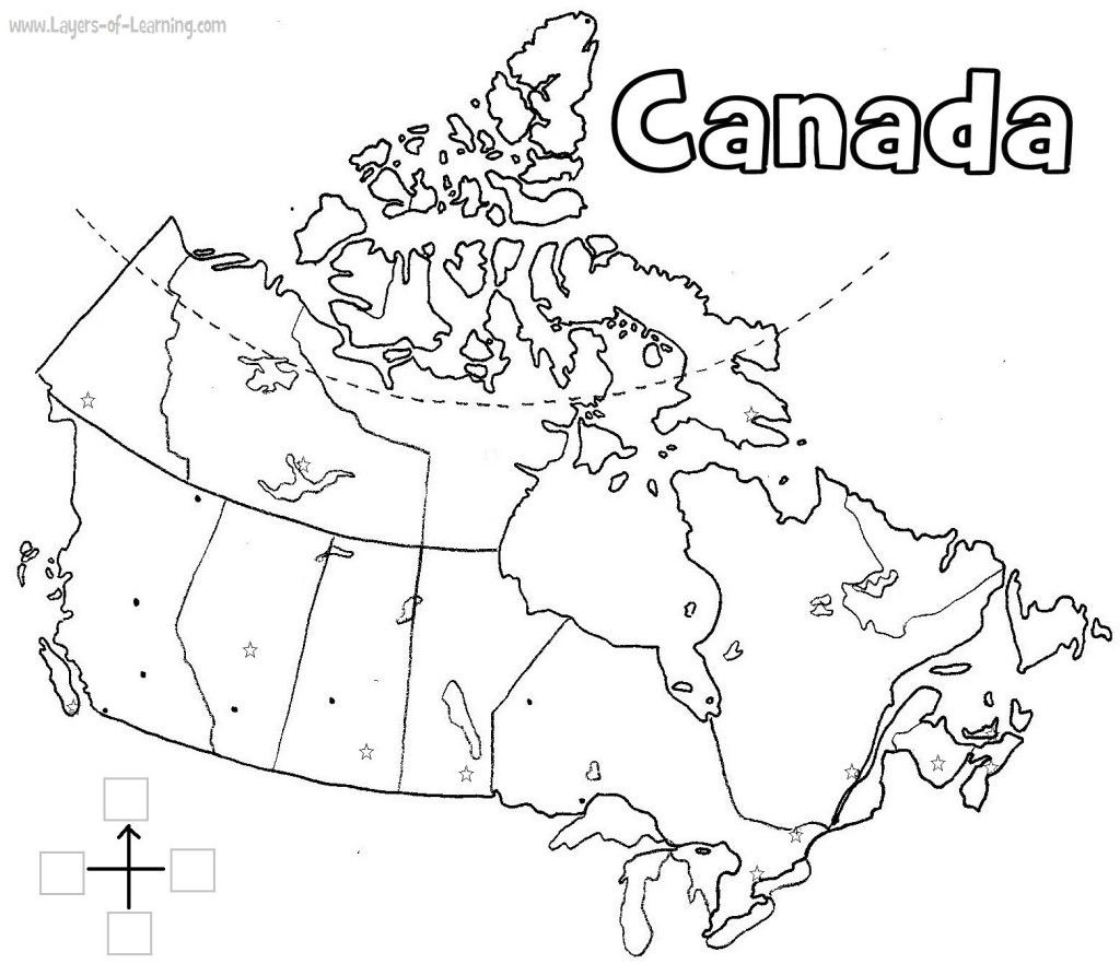 Canada Printable Map Canada Map Printable Maps Canada For Kids