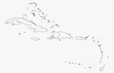 Caribbean Islands Map Blank HD Png Download Transparent Png Image
