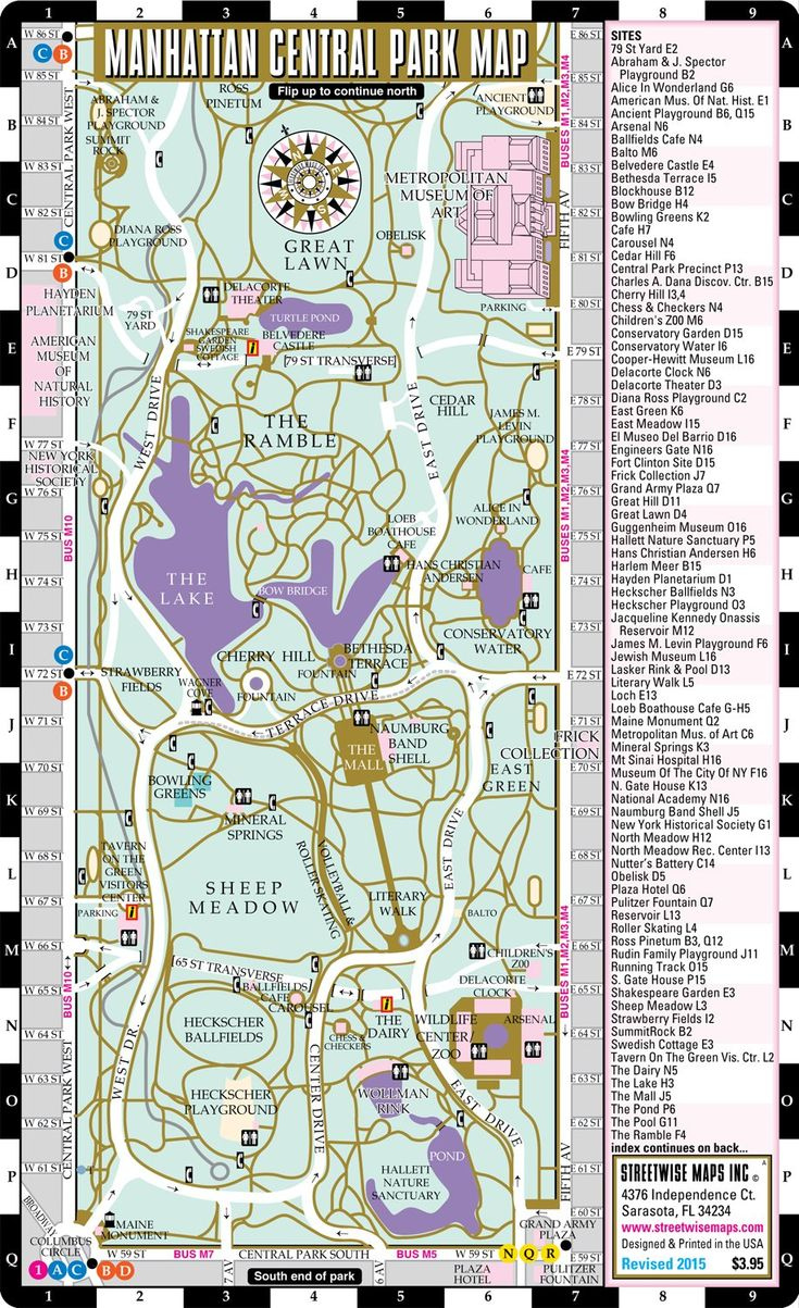 Central Park Map Central Park Map Manhattan Map Central Park