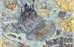 Check Out This Behance Project Hogwarts Map Https www behance