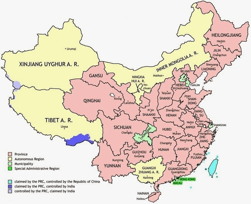 China Map Printable Free Printable Maps