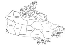 Coloring Pages Canada Map Maps For Kids Canada For Kids