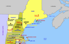 Cool New England Map New England States England Map Maine Travel