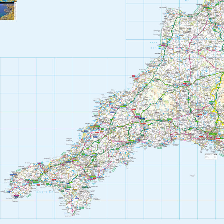 Printable Map Of Cornwall