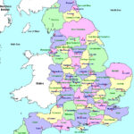 Counties And County Towns England Map Counties Of England