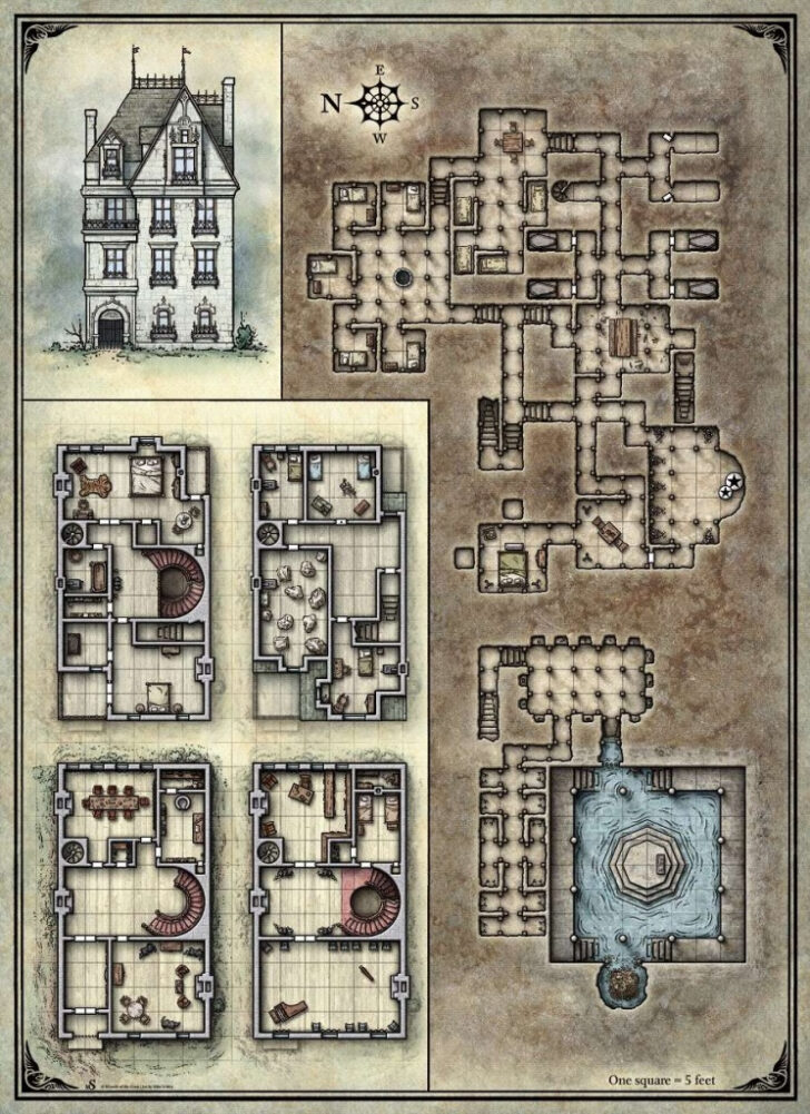 D&D Printable Maps