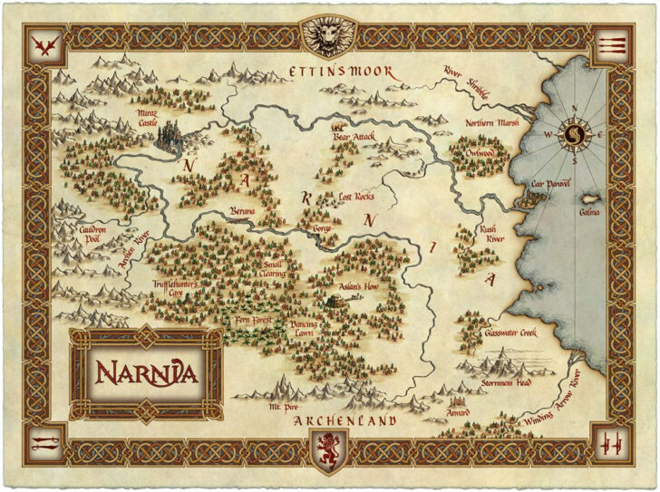 Map Of Narnka