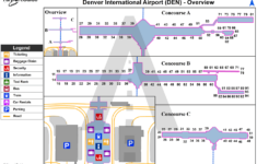 Denver Denver International DEN Airport Terminal Maps