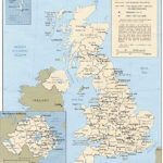 Detailed Administrative Map Of Great Britain Great Britain Detailed