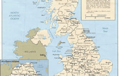 Detailed Administrative Map Of Great Britain Great Britain Detailed