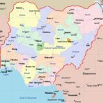 Detailed Administrative Map Of Nigeria Nigeria Detailed Administrative
