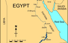 Detailed Map Of Egypt Free Download And Printable Description From