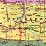 Detailed Map Of South Dakota State With Highways Vidiani Maps
