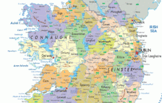 Detailed Political Map Of Ireland Ezilon Maps