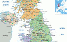 Detailed Political Map Of United Kingdom Ezilon Map