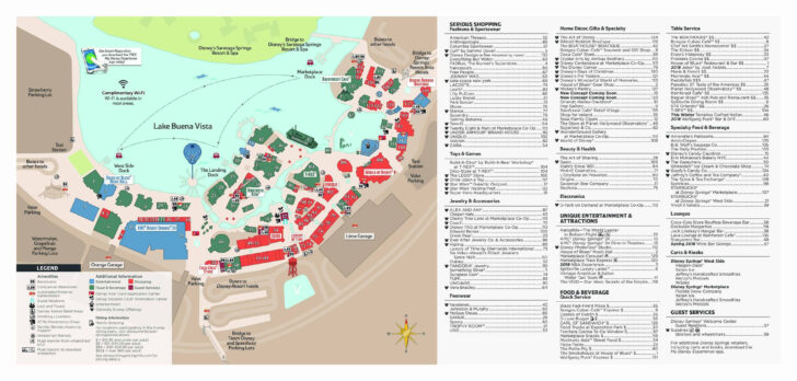 Disney Springs Map 2021