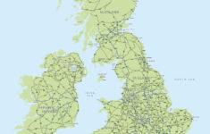Editable Map Of Britain And Ireland With Cities And Roads Maproom