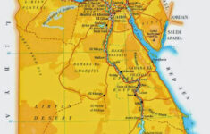 Egypt Physical Map Images Free Printable Maps