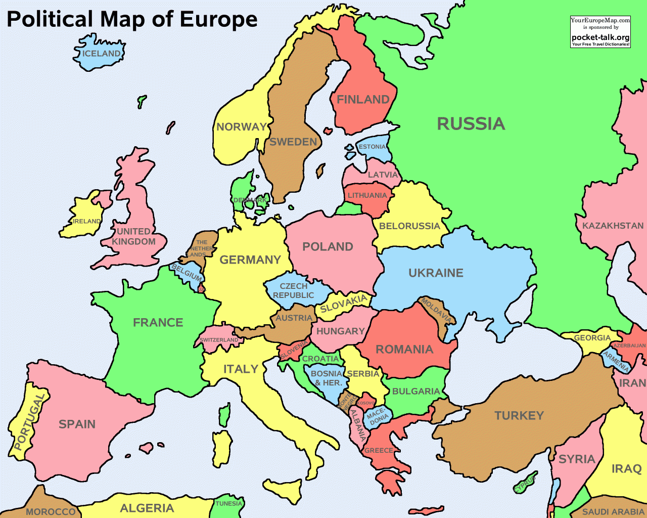 Europe Map Map Pictures