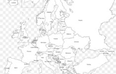 Europe World Map Black And White Blank Map PNG 1200x1064px Europe