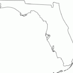 Florida Map Outline Oppidan Library