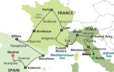 FRANCE ITALY MAP Recana Masana