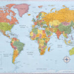 Free Blank Interactive World Map For Children Kids In PDF World Map