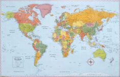 Free Blank Interactive World Map For Children Kids In PDF World Map