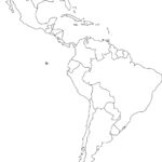 Free Blank Map Of North And South America Latin America Printable