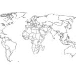 Free Printable Black And White World Map With Countries Best Of