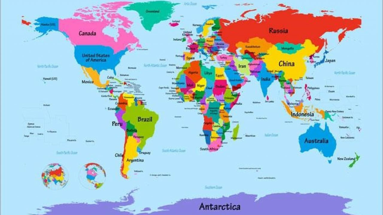 Free Printable Detailed Interactive World Map PDF World Map With 