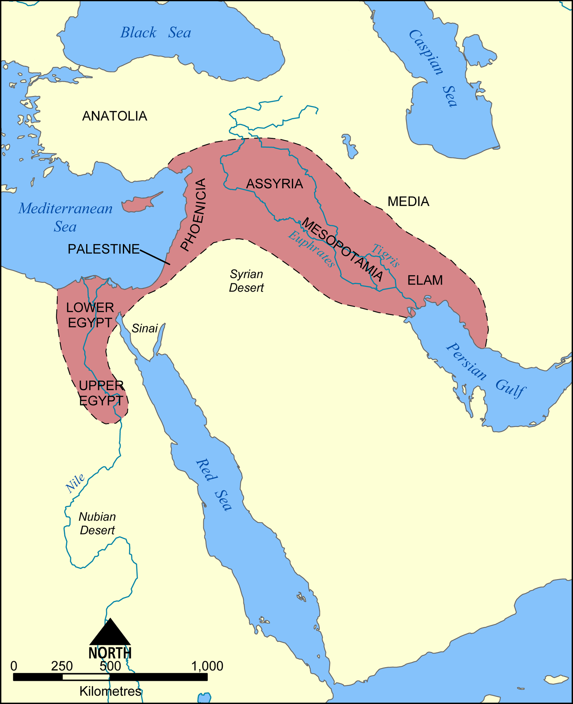 Free Printable Map Of Mesopotamia