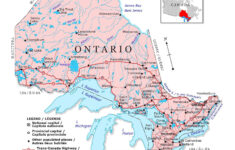 Free Printable Map Of Ontario Free Printable