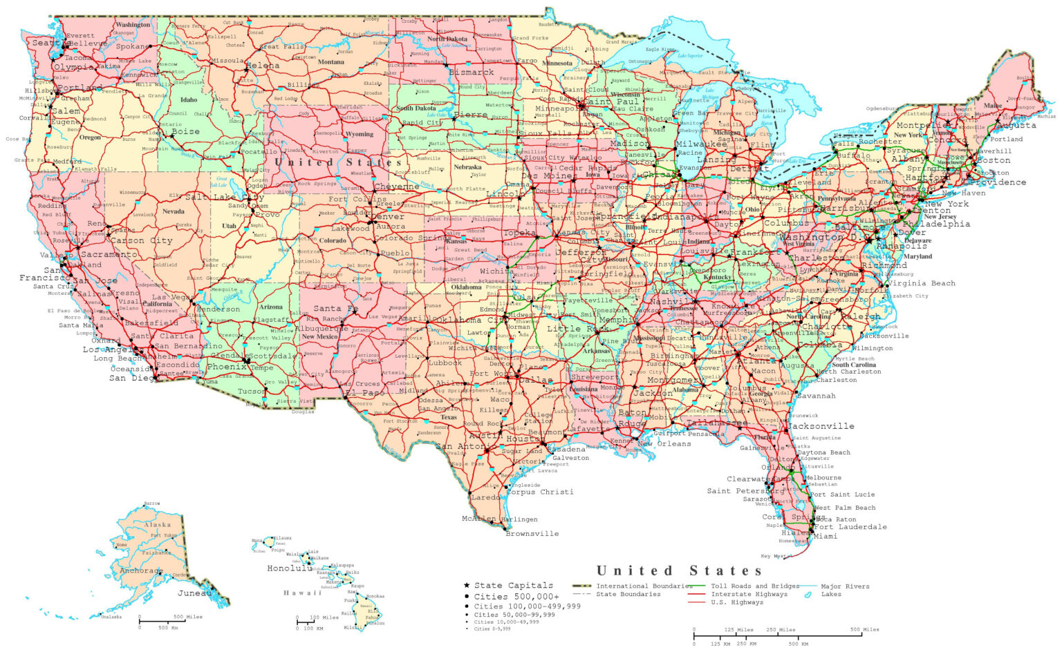 Free Printable Road Maps Of The United States Printable Maps Adams Free Printable Road Maps Of The United States Printable Maps Adams