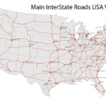 Free Printable United States Road Map Printable US Maps
