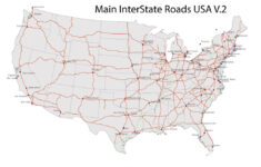 Free Printable United States Road Map Printable US Maps
