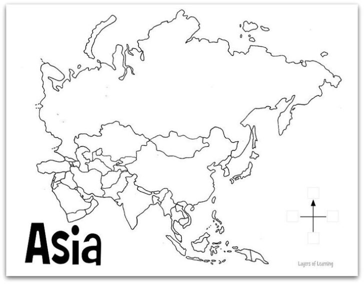 Free Printables Layers Of Learning Asia Map Asian Maps World Map ...